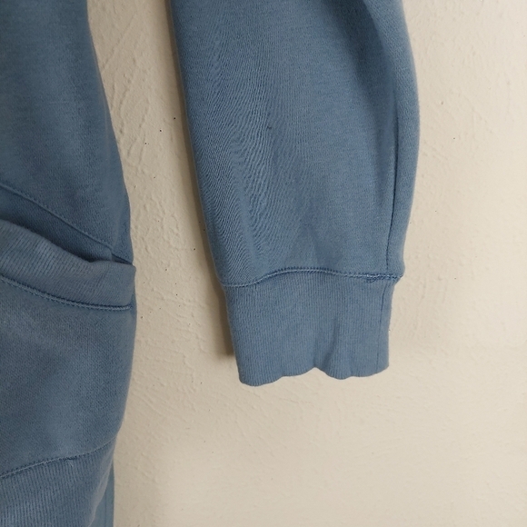 Gilligan & O’Malley Blue Belted Lounge Robe Cardigan Knit Fleece Pajama Sz S/M. - Picture 6 of 11